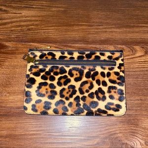 Faux Fur Cheetah J. Crew Clutch/Wallet